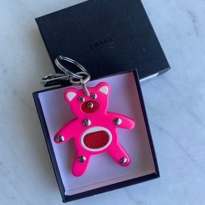 Prada Bear Keychain NWOT